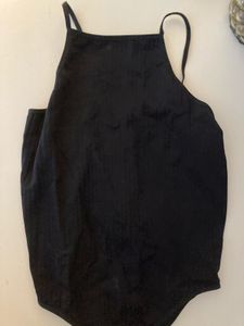 Black tank bodysuit